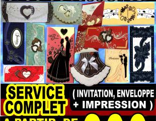 Promotion invitations mariage